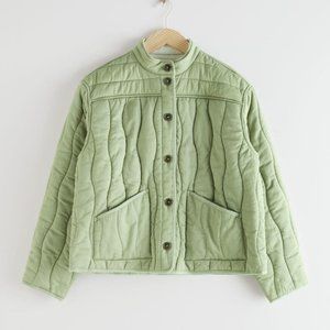 Reversible Lyocell Quilted Jacket & Other stories